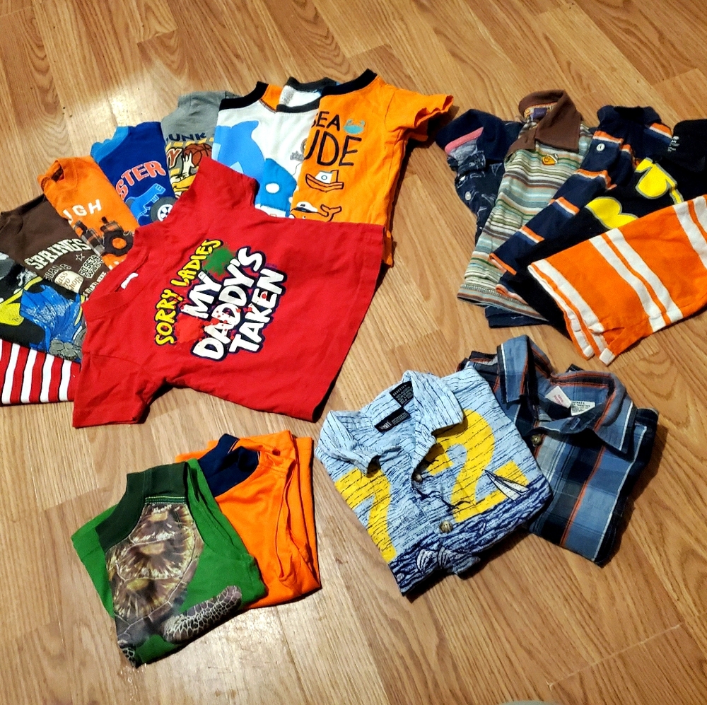 Boy 12 mth shirt lot